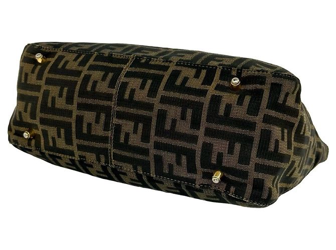 Fendi Vintage Zucca FF Pattern Handtasche - Ansicht 8