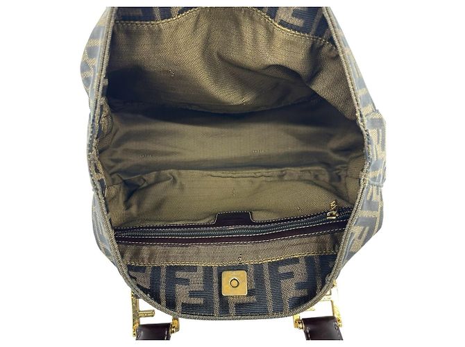 Fendi Vintage Zucca FF Pattern Handtasche - Ansicht 9