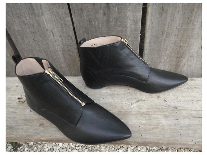 Repetto Botines Engie en cuero negro - vista 2