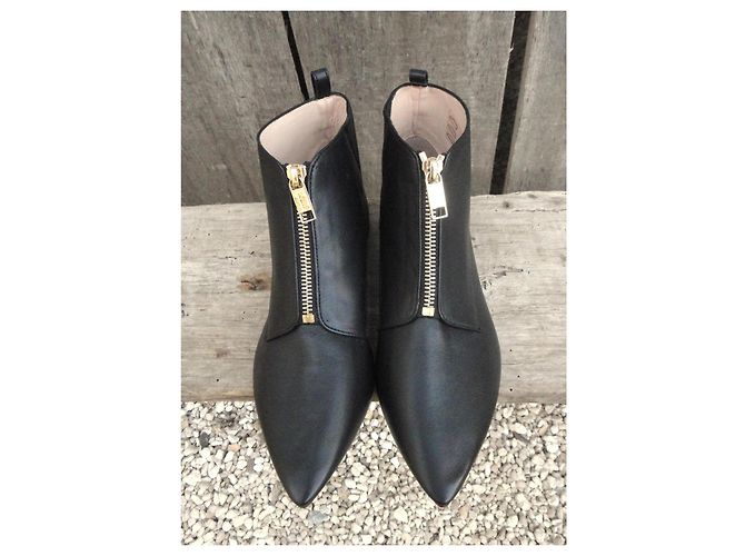 Repetto Botines Engie en cuero negro - vista 4