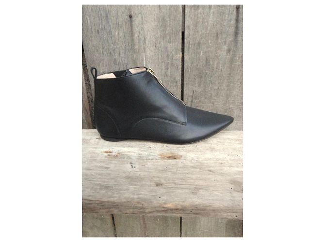 Repetto Botines Engie en cuero negro - vista 9