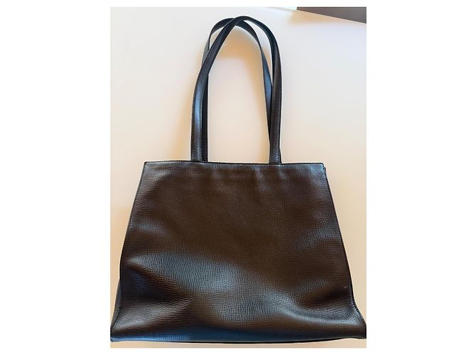 Christian Dior Borsa Shopping Tote Nero Pelle - vista 10