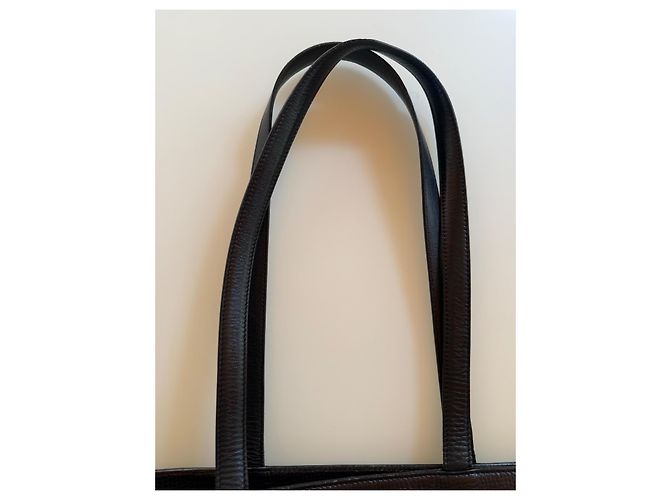 Christian Dior Borsa Shopping Tote Nero Pelle - vista 12