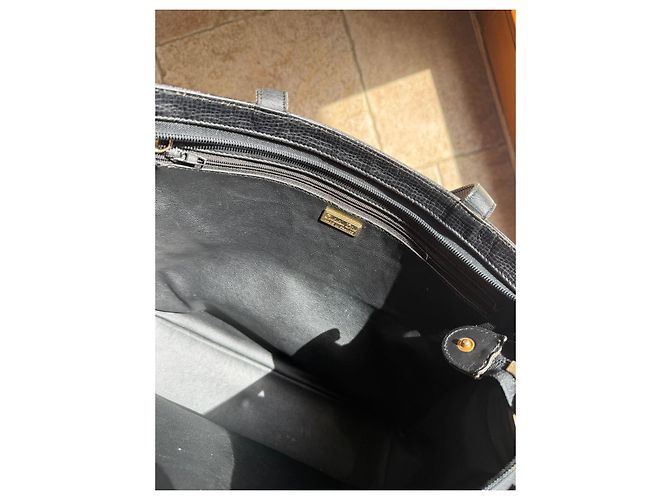 Christian Dior Borsa Shopping Tote Nero Pelle - vista 15