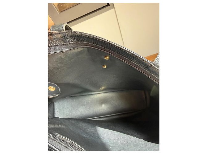 Christian Dior Borsa Shopping Tote Nero Pelle - vista 16