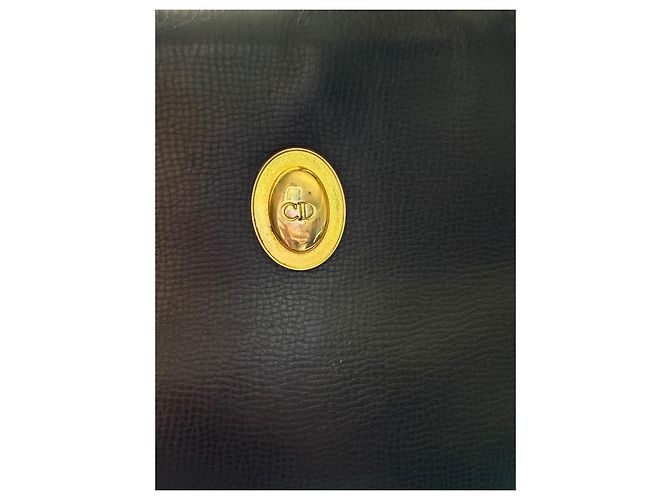 Christian Dior Borsa Shopping Tote Nero Pelle - vista 6