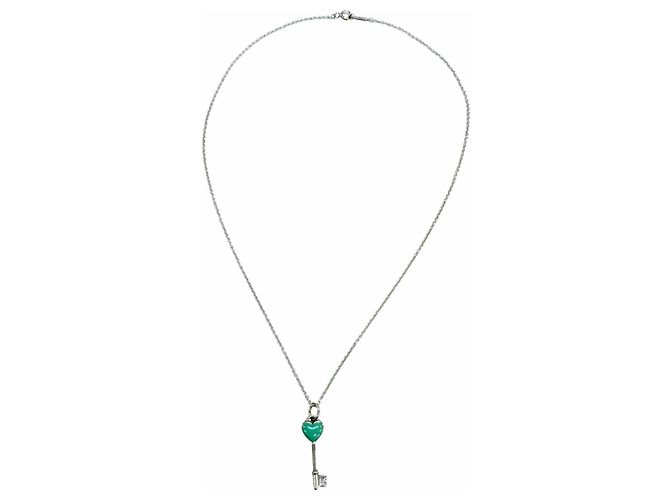 Autre Marque Collana Chiave Cuore in Argento Blu Tiffany & Co. - vista 5