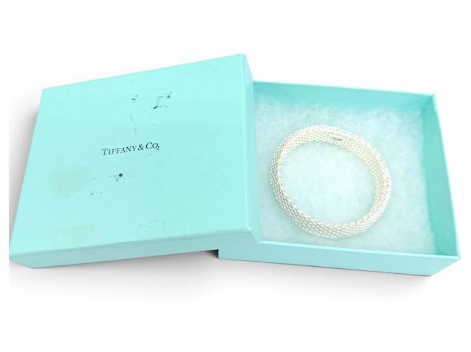 Autre Marque Bracciale rigido Tiffany Somerset in argento 925 - vista 2