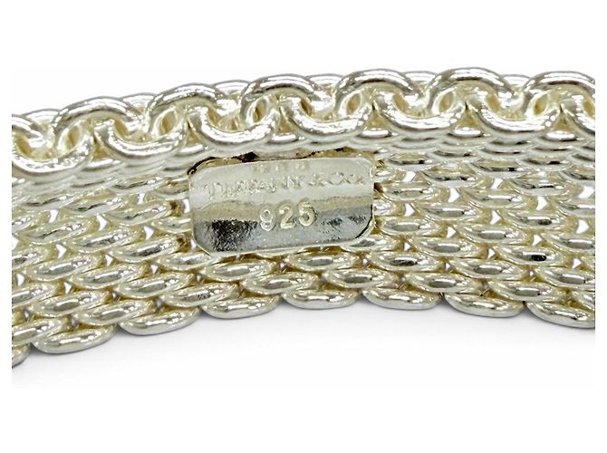 Autre Marque Bracciale rigido Tiffany Somerset in argento 925 - vista 5
