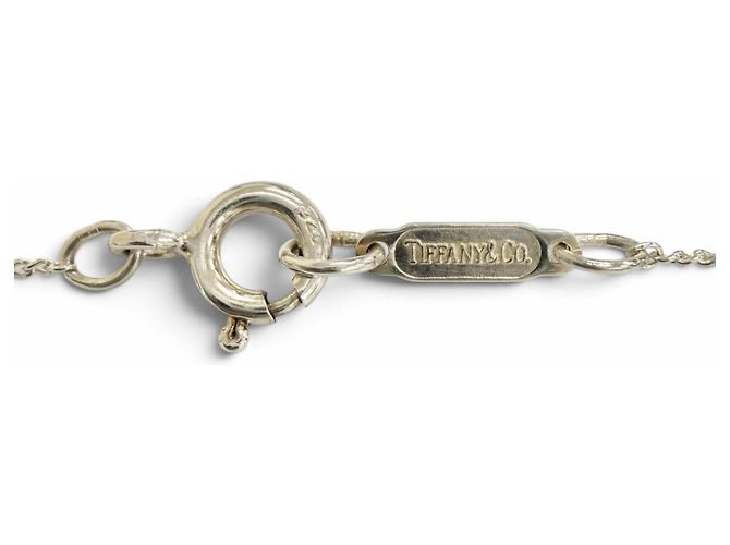 Autre Marque Collana Cuore con Fiocco Tiffany & Co. in Oro 18K e Argento - vista 7