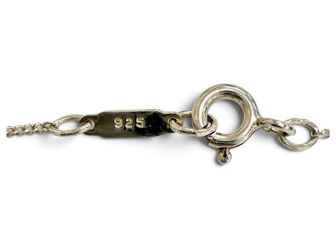 Autre Marque Collana Cuore con Fiocco Tiffany & Co. in Oro 18K e Argento - vista 8