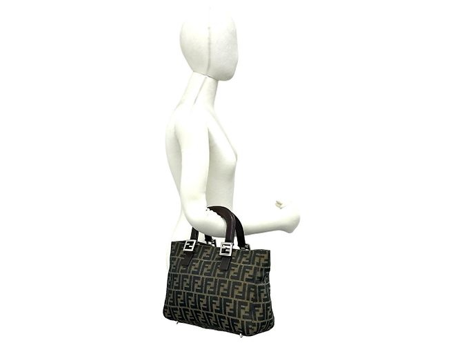 Sac à main Fendi Vintage Zucca FF Pattern - vue 2
