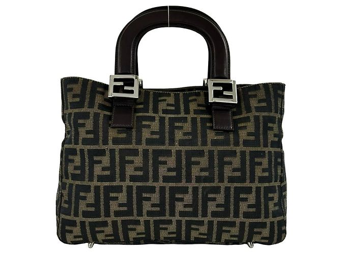 Sac à main Fendi Vintage Zucca FF Pattern - vue 3