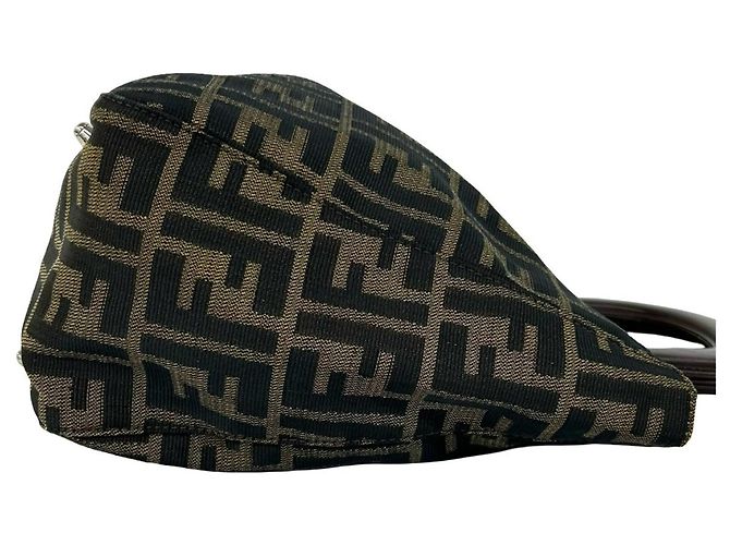 Sac à main Fendi Vintage Zucca FF Pattern - vue 6