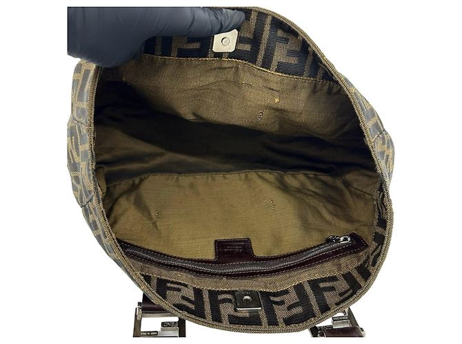 Sac à main Fendi Vintage Zucca FF Pattern - vue 9