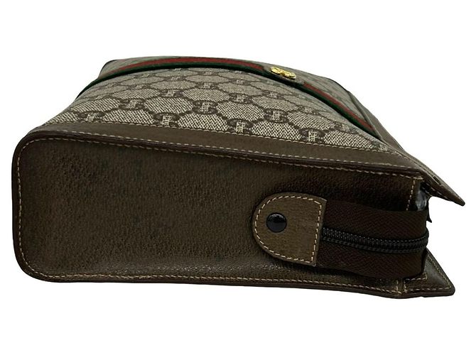 Borsa a pochette Gucci Old Sherry Line Plus Logo Hardware - vista 6