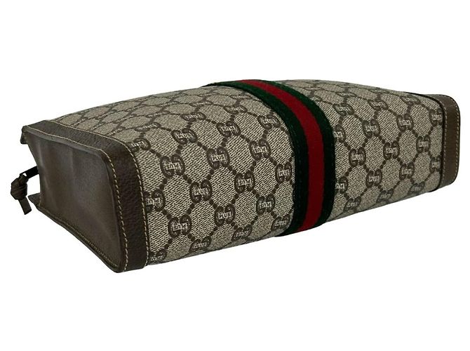 Borsa a pochette Gucci Old Sherry Line Plus Logo Hardware - vista 7