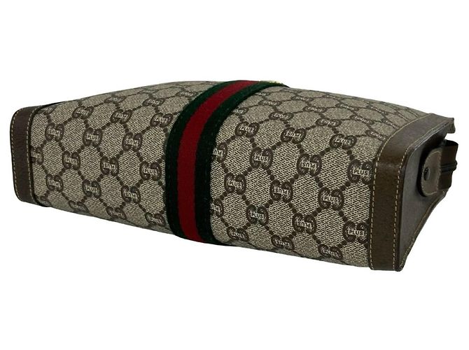 Borsa a pochette Gucci Old Sherry Line Plus Logo Hardware - vista 8