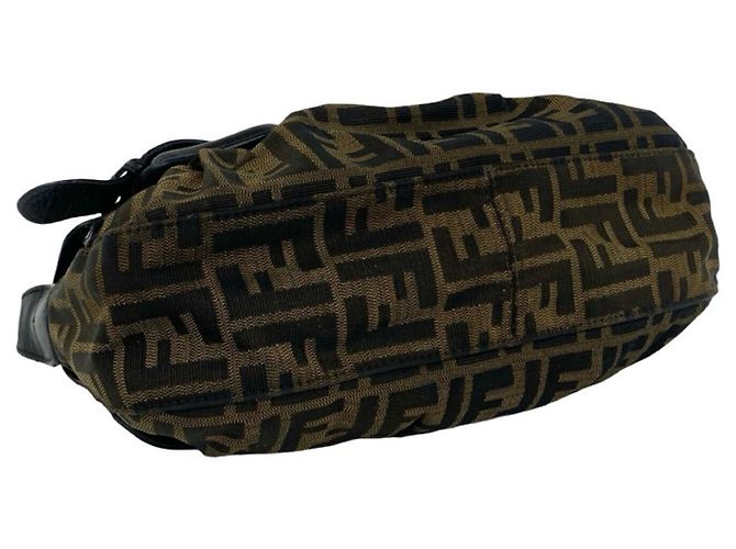 Fendi Vintage Tasche mit Zucca-Muster, semi one-shoulder - vue 7