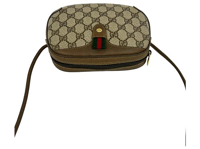 Gucci Vintage Sherry Line GG Logo Schultertasche - Ansicht 4