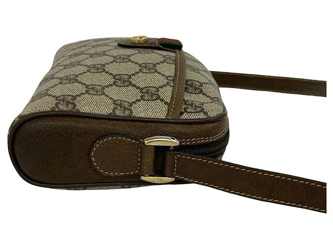 Bolsa de Ombro GUCCI Old Gucci Sherry Line GG Logo Pattern - vista 6