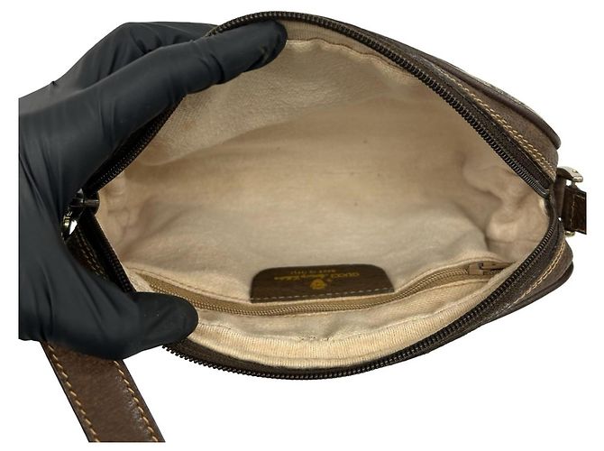 Bolsa de Ombro GUCCI Old Gucci Sherry Line GG Logo Pattern - vista 9