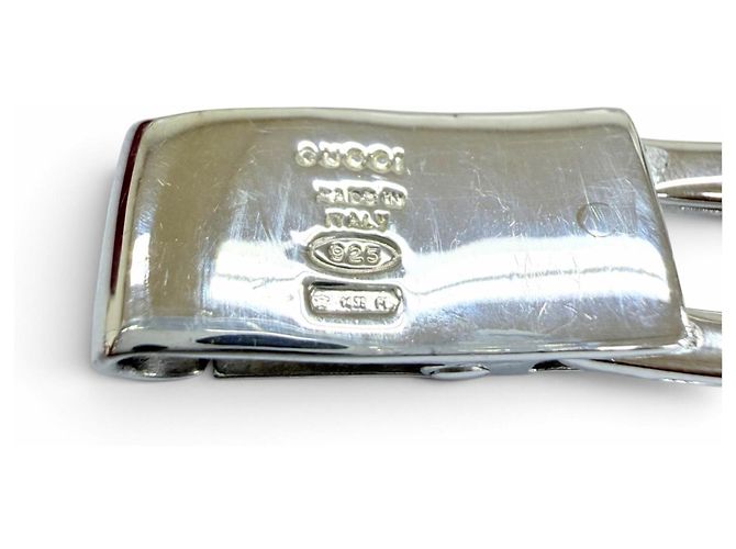 Bracciale rigido GUCCI Vintage 925 Square G Accessory - vista 5