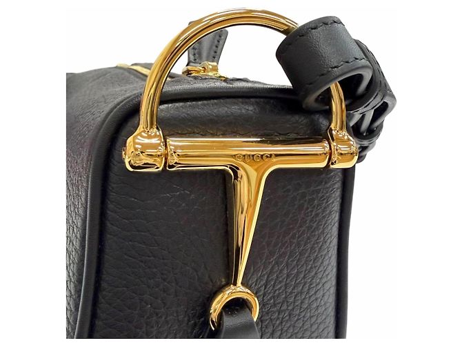 Borsa a tracolla in pelle Gucci Half Horsebit - vista 11