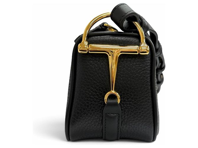 Borsa a tracolla in pelle Gucci Half Horsebit - vista 5