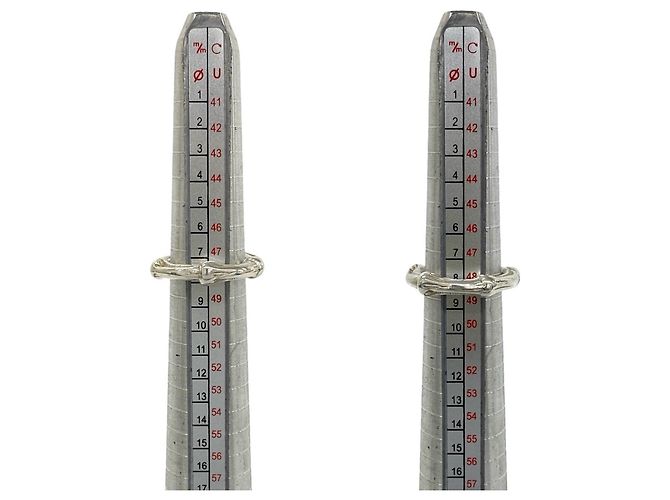 Autre Marque Anello Fascia Bamboo Vintage Tiffany - vista 7
