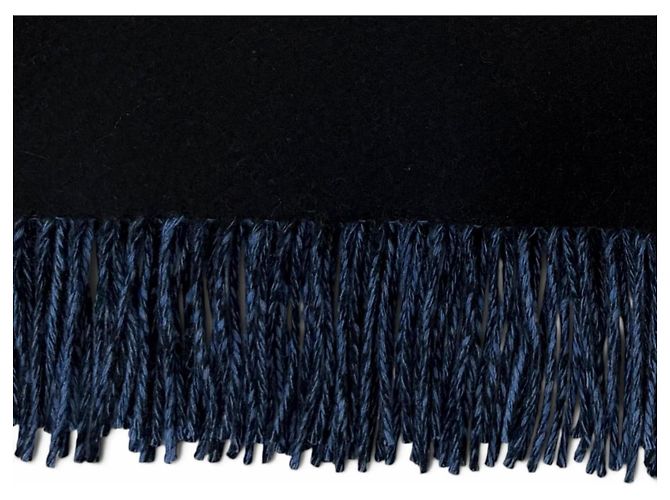 Hermès Hermes Bicolor Schal mit Fransen 100% Cashmere - Ansicht 6