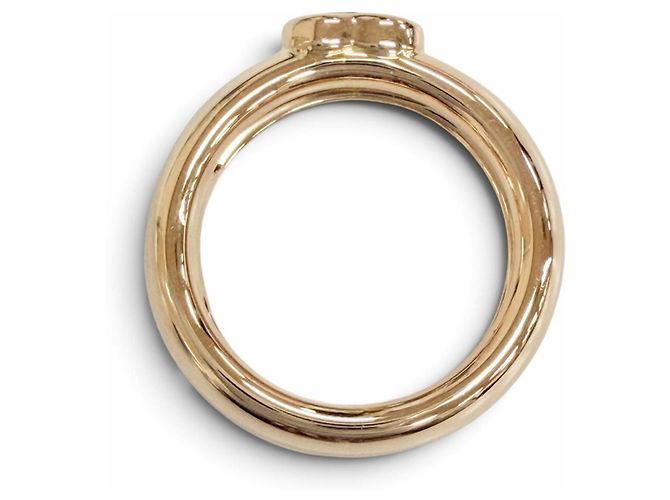 Autre Marque Anello Tiffany Friendship in oro giallo 18K con peridoto - vista 5