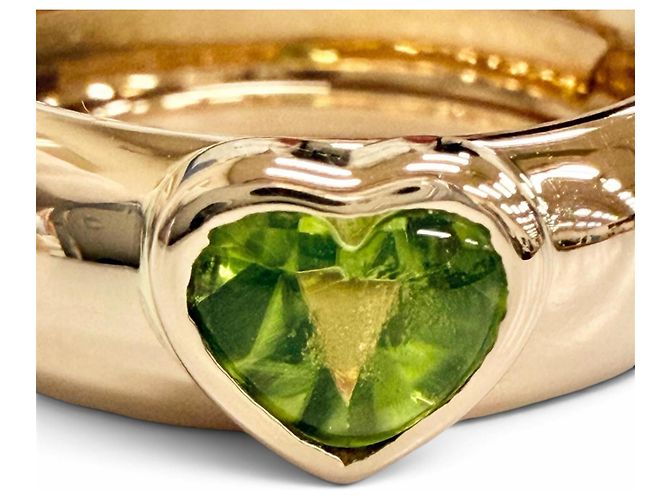 Autre Marque Anello Tiffany Friendship in oro giallo 18K con peridoto - vista 6