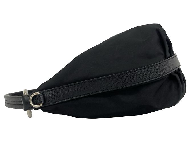 Saffiano Sac à épaule Prada avec logo triangle en métal - vue 5