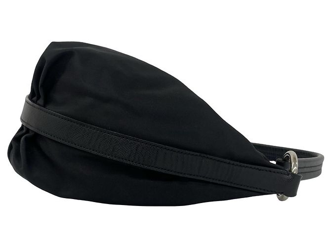 Saffiano Sac à épaule Prada avec logo triangle en métal - vue 6