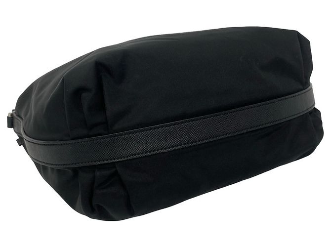 Saffiano Sac à épaule Prada avec logo triangle en métal - vue 7