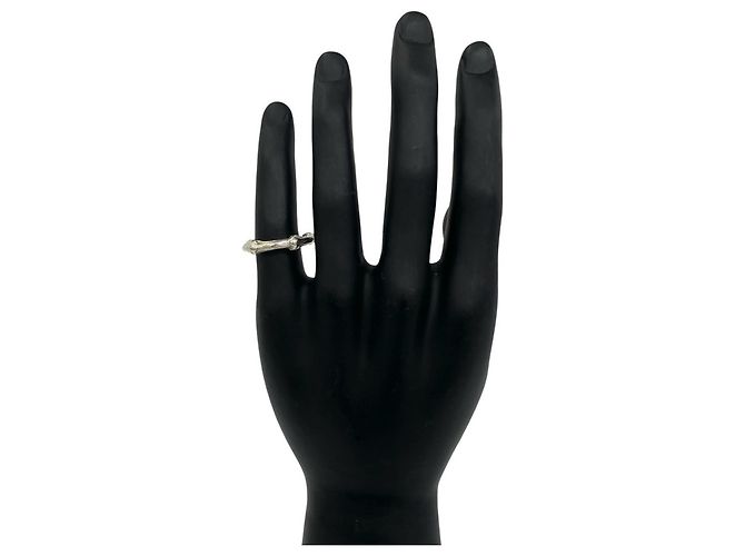 Autre Marque Anello Tiffany Vintage Bamboo Band - vista 2