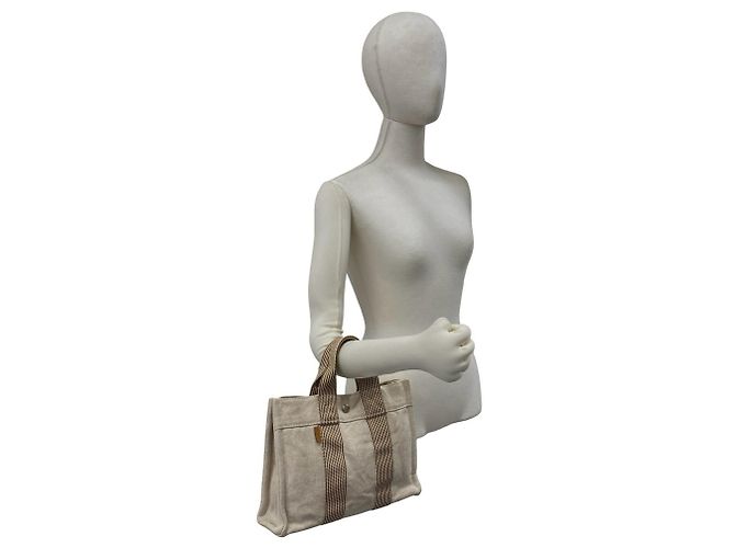 Hermès Fourre-Tout Toile H Mini Tote Bag - vista 2