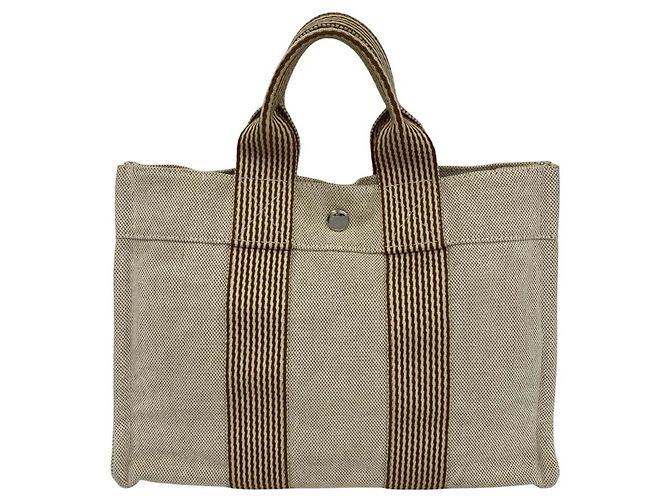 Hermès Fourre-Tout Toile H Mini Tote Bag - vista 3