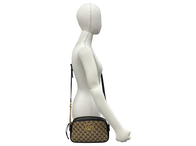 Bolso de hombro mini Gucci GG Marmont - vista 2