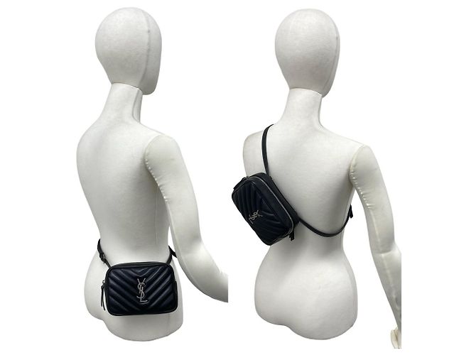 Autre Marque Borsa Sling in pelle nera Saint Laurent - vista 2
