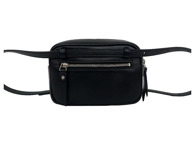 Autre Marque Borsa Sling in pelle nera Saint Laurent - vista 3