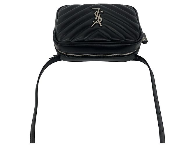 Autre Marque Borsa Sling in pelle nera Saint Laurent - vista 4