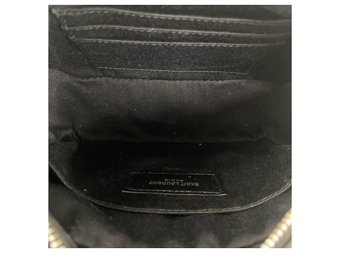 Autre Marque Borsa Sling in pelle nera Saint Laurent - vista 9