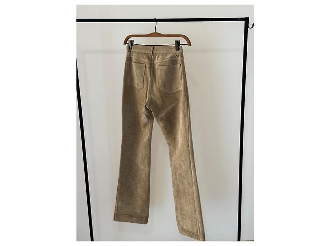 Just Cavalli Lederhose beige - Ansicht 2
