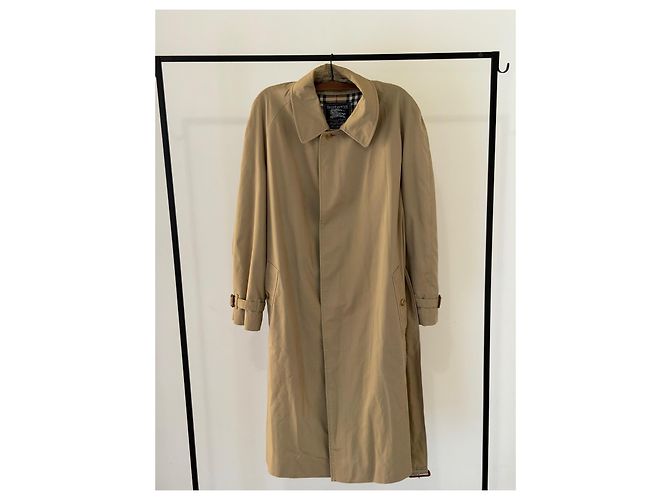 Burberry Trench Coat Beige Algodón Poliéster - vista 4
