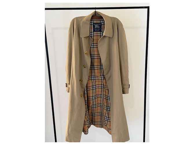 Burberry Trench Coat Beige Algodón Poliéster - vista 5