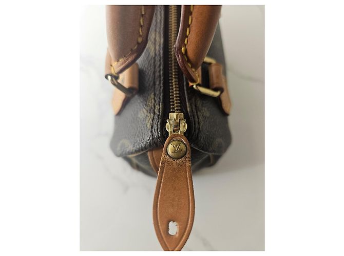 Borsa Louis Vuitton Speedy Nano Monogram - vista 4
