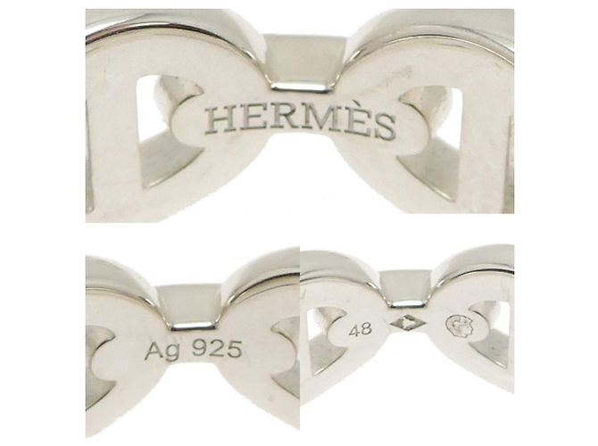 Hermès Hermes #48 Ag925 Chaine d'Ancre Enchainée PM Ring für Damen - Ansicht 5