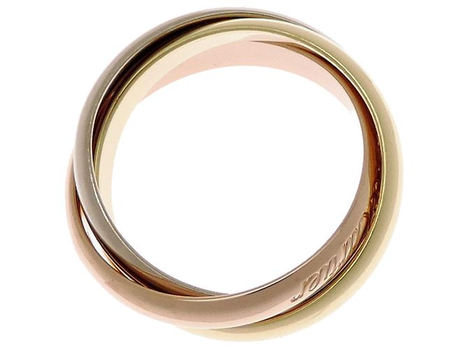 Bague Trinity Cartier Trois Couleurs - vue 2
